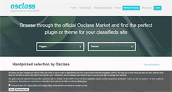 Desktop Screenshot of market.osclass.org