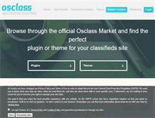 Tablet Screenshot of market.osclass.org