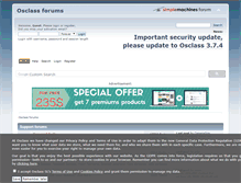 Tablet Screenshot of forums.osclass.org